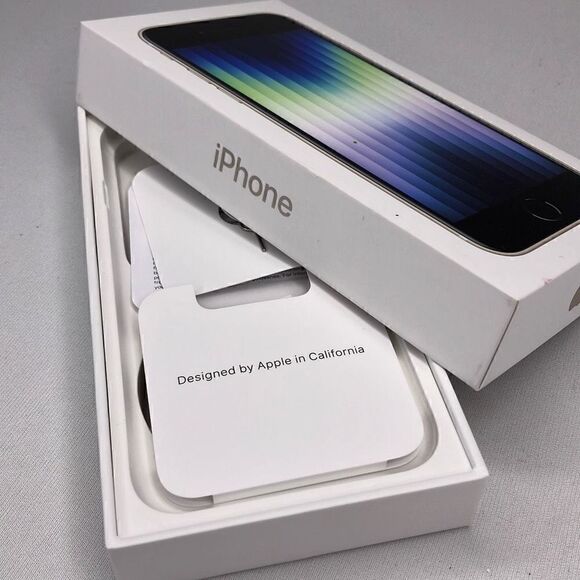 Empty Box of Apple iPhone SE Space Gray with Sim Ejector - Picture 7 of 7